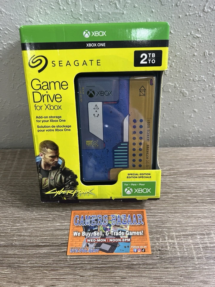 NEW - Seagate XBOX Game Drive 2TB Portable HDD-CyberPunk 2077 Special Edition‼️ - Image 1 of 4