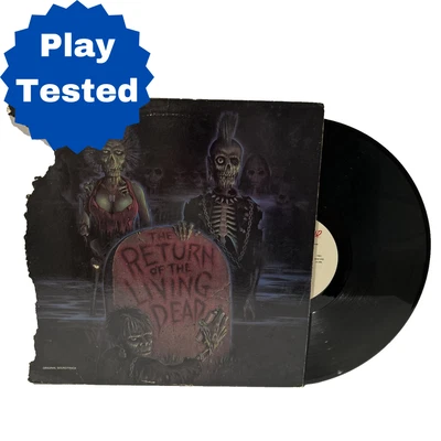 Return of the Living Dead Original Soundtrack LP Vinyl Record 1985 ENIGMA Eaten - Image 1 of 4