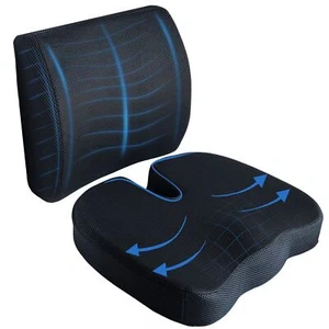 Snons Lumbar Support Cushion Pillow Inflatable Orthopedic Adjustable Chair Car - Picture 1 of 10