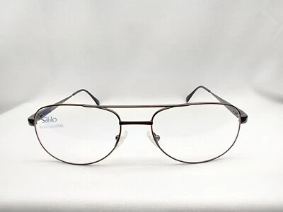 Safilo Elasta 7115 9LW 56/18 145 Pilot Shape Grey Gloss Authentic - Image 1 of 4