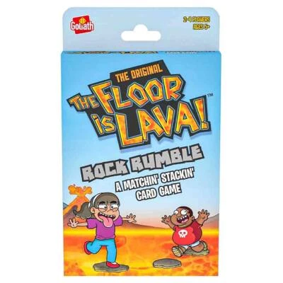 Goliath | The Floor is Lava Rock Rumble Card Game | 2-4 Players | Ages 5+ | New - Image 1 of 3