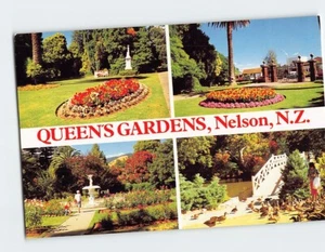 Postcard Queen's Gardens Nelson NZ - Picture 1 of 2