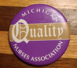 Vintage Michigan Nurses Association - Qualitäts-Anstecknadel hinten - Bild 1 von 3