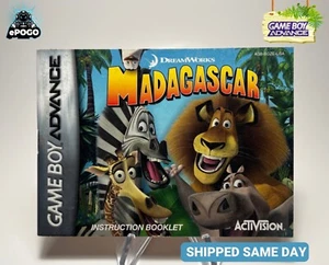 Folleto manual auténtico de Madagascar (Nintendo Game Boy GBA) SOLO ENVIADO HOY - Imagen 1 de 2