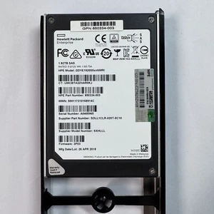 1,92TB SSD HPE 2,5 12Gbs SAS DDYE1920S5xnNMRI SXHLLLL 3P03 778252-001 850334-003 - Bild 1 von 2