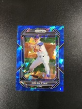 2023 Panini Prizm Blue Prizm Cracked Ice #84 Nolan Ryan - TEXAS RANGERS 