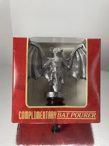 Bacardi Pewter Bat Liquor/Wine Bottle Pourer/Stopper - Picture 1 of 4