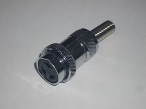 CONECTOR MICRÓFONO AMPHENOL (WIRE-PRO) 91-MC3F1 3 PINES MATES con 91-MC3M1 NOS - Imagen 1 de 2