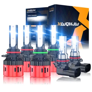 For Chrysler 300 2005-2009 - 6x 6000K LED Headlight High Low Fog Bulbs Combo set - Picture 1 of 13