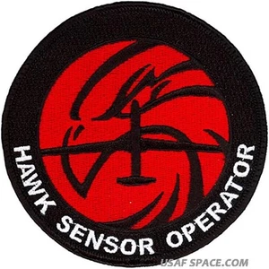 USAF 1st RECONNAISSANCE SQUADRON - HAWK SENSOR OPERATOR - ORIGINAL VEL PATCH - Picture 1 of 2