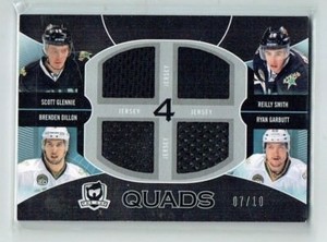 12-13 UD The Cup Quads  Glennie--Smith--Dillon--Garbutt  /10  Quad Jerseys