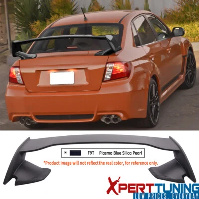 Fits 08-14 Subaru Impreza WRX STI Style Trunk Spoiler ABS Painted #F9T Blue 3PCS Foto 1 de 4