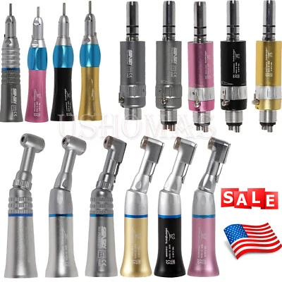 Dental low slow speed straight handpiece/ contra angle/ air motor 2/4 NSK E-type - Image 1 of 4