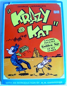 " KRAZY KAT " GEORGE HERRIMAN'S GROSSET/DUNLAP NEW YORK 1977 BON ÉTAT 23x 31cm - Picture 1 of 8