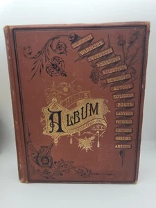1887 Hill's Album mit Biographie & Kunst Buch Religionisten Krieger Erfinder etc. - Bild 1 von 21