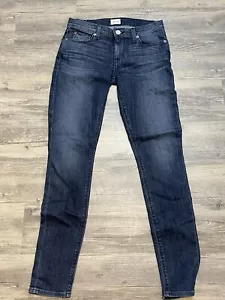 Women's Hudson Jeans Size 27 Krista Super Skinny Denim Cotton Stretch Dark Wash - Picture 1 of 6