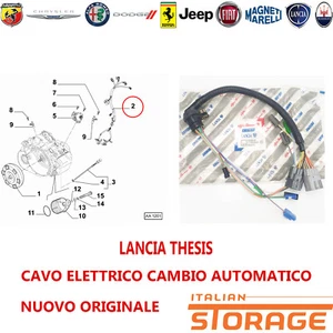 LANCIA THESIS CAVO ELETTRICO CAMBIO AUTOMATICO NUOVO ORIGINALE 77362312 - Imagen 1 de 1