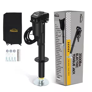 3500lbs Lift Capacity Electric A-Frame Trailer Tongue Jack with 7Way Plug 12V US - Picture 1 of 7