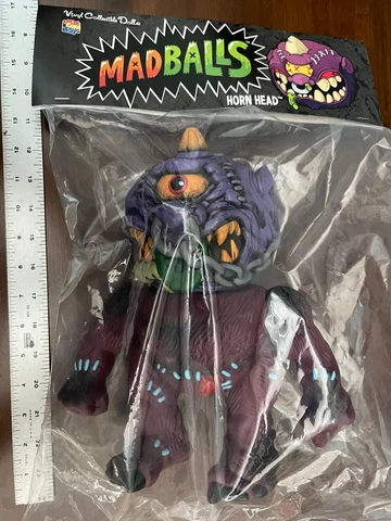 Medicom VCD Madballs Horn Head Sofubi Figure Brand New Cover