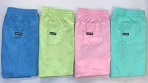 Men's Hurley O&O Solid Color 17" Volley Shorts - Picture 1 of 9