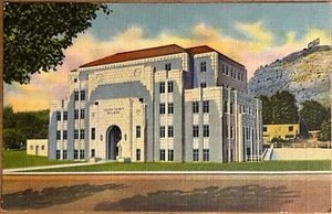 Postal de Ratón Nuevo México Palacio de Justicia del Condado de Colfax 1937 - Imagen 1 de 8
