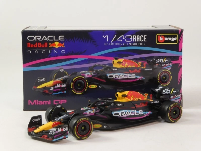 RED BULL RACING RB19 N.1 WINNER MIAMI GP 2023 MAX VERSTAPPEN 1 43 Burago Formula