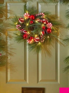 Guirnalda de Navidad Bastón de Caramelo Preiluminado Very Home 50cm - Decoración Exterior LED - Imagen 1 de 3
