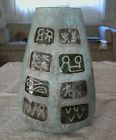 A Vintage Interesting Israeli Big Ceramic Vase Produced By TC Israel  (m)