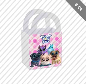 8 Puppy Dog Pals Treat Box Party Favor Loot Goody Bag Birthday 3" x 3" - Picture 1 of 10