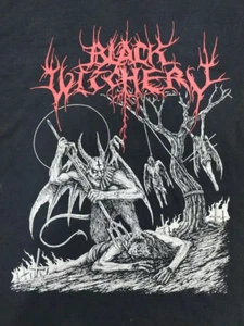 T-shirt nera Witchery nuova popolare cotone taglia intera RM983 - Foto 1 di 3