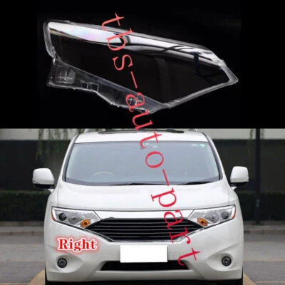 Fit For Nissan Quest 2011-2019 Right Side Headlight Lens Cover+Sealant Glue - Изображение 1 из 4