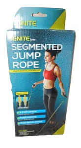 NIB Ignite Spri Cuerda de salto segmentada - 9 pies Longitud con guía de ejercicios - Imagen 1 de 3
