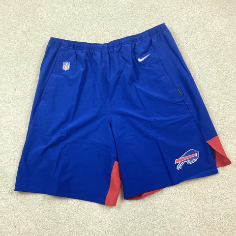 Nike Buffalo Bills Mens 3XL Tall Shorts Dri Fit Blue AO3840-417 New Cover