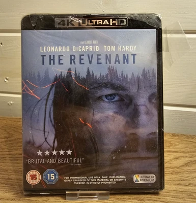 The Revenant (4K UHD Blu-ray/Blu-ray, 2015) Like New (Torn plastic images shown) - Image 1 of 4