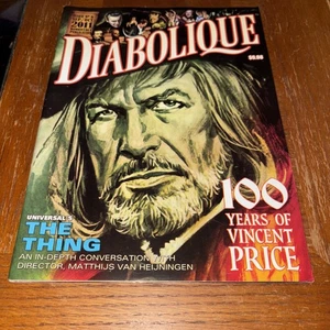 Diabolique 2011 Magazine: 100 Years of Vincent Price / Matthijs Van Heijningen - Picture 1 of 6