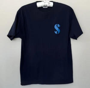 Scubapro Professional Diving Equipment Men's T-Shirt Blue Graphic Stretch Sz L - Picture 1 of 9