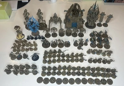 Warhammer 40k NECRON ARMY Pro Pintado Rey Silencioso Monolito y Espectros 4000pts GW Foto 1 de 4