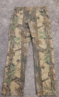 VTG Duxbak Realtree Camo Pants Men's Size 38x32 (34x31) USA Made Hunting Outdoor - Image 1 of 4