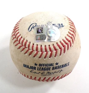 7-6-23 Cincinnati Reds @ Nationals Game Used Baseball Spencer Steer/M. Gore COA - Picture 1 of 3