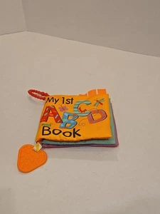 Primer libro de dentición para bebés mi primer libro ABCD juguete de peluche arrugado por Cribmates - Imagen 1 de 5