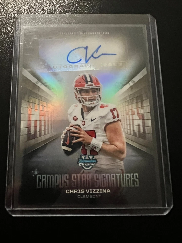 2025 Bowman University Chrome - Campus Star Signatures Chris Vizzina #CSS-CV... - Image 1 of 2