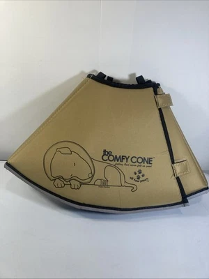 The Comfy Cone Soft Recovery E-Collar by All Four Paws - Tan, Dogs, Adjustable, - Image 1 of 4