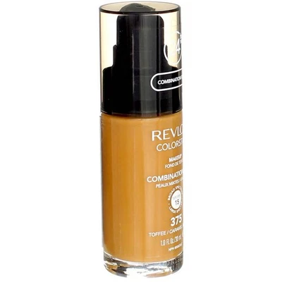 4 Pack Revlon ColorStay Makeup Foundation For Combination Oily Skin, Toffee 3... - Image 1 of 4