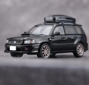EY 1:64 Black JDM Forester STI SG9 Wagon SUV Sports Model Diecast Display Car  - Picture 1 of 8