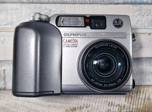 Olympus Digital Camera Camedia C-4000 Zoom 4.0MP Silver Tested - Picture 1 of 14