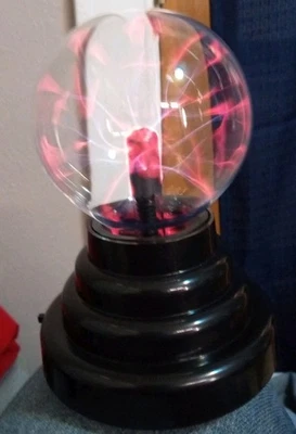 Lámpara de relámpago mágico atmósfera táctil bola de plasma vintage Foto 1 de 3