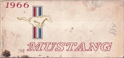 1966 Ford Mustang Owners Manual ORIGINAL OEM User Operator Guide Hand Book - Image 1 of 4