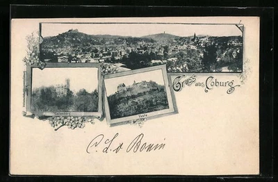 Coburg, Veste und Callenberg, Ansichtskarte  - Bild 1 von 2