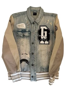 Men Jeans Jacket Smoke Rise Size Medium - Picture 1 of 5