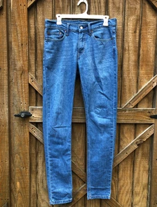 Levis 512 Jeans Men 32x32 Blue Premium Quality Big E Mid Rise Denim Tapered - Picture 1 of 5